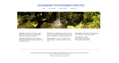Desktop Screenshot of bloomsburypsychotherapy.org